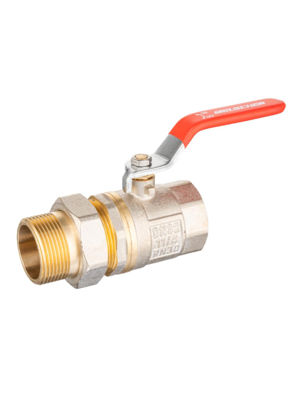 Guľový ventil FM 5/4" so šrobením, páka